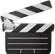 icone de clap de cinema