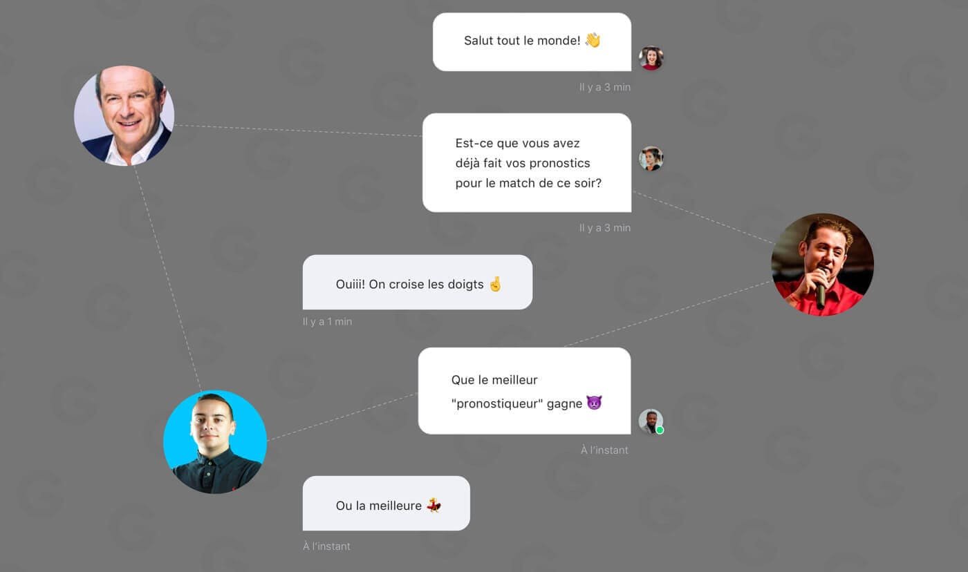 écran ccup.io de la messagerie